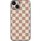 Neutral Checkered iPhone 14 Skin